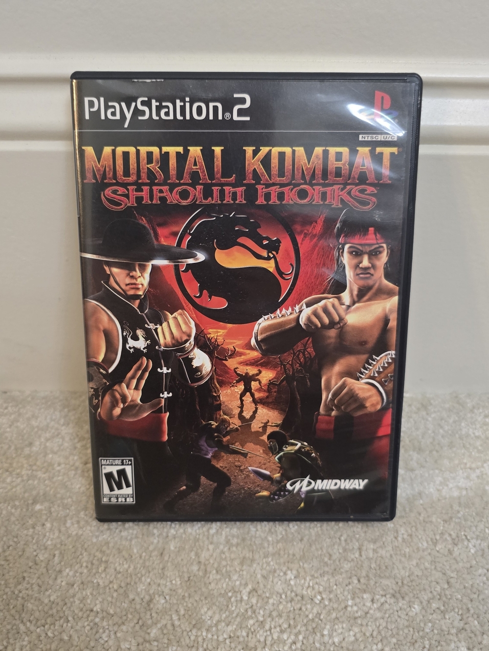 Sony Mortal Kombat: Shaolin Monks - Black/Red Game Case